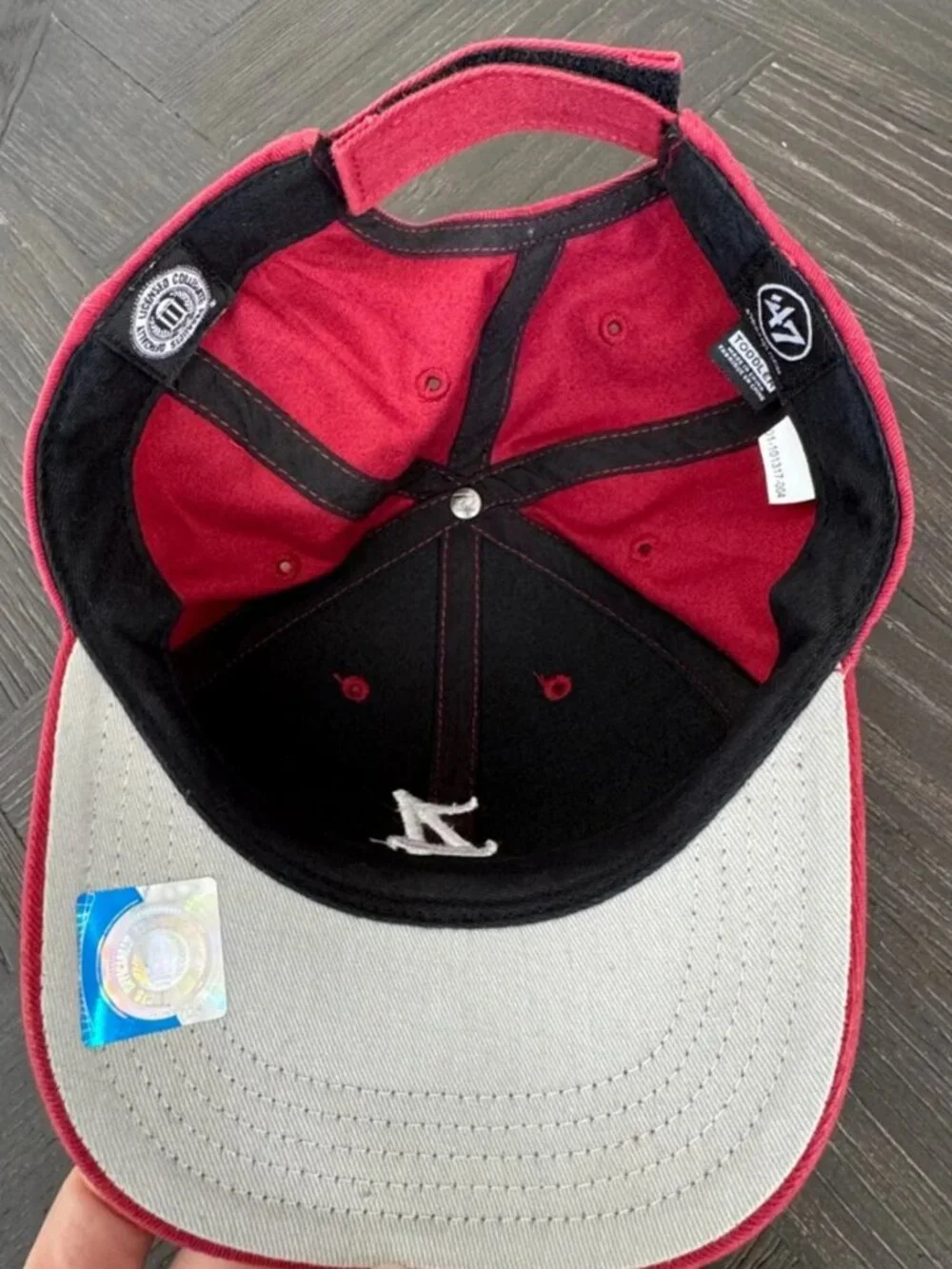 Alabama Crimson Tide Toddler Hat Red '47 Brand Adjustable NCAA Roll Tide Cap